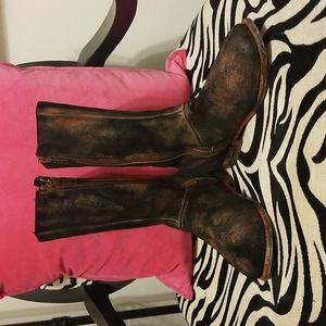●●BED STU COBBLER DISTRESSED BOOTS S. 9●●